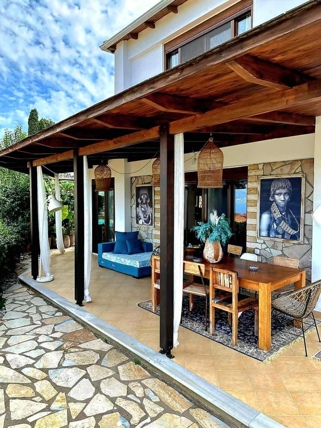 Luxury Villa Athina Nikiana Exterior photo