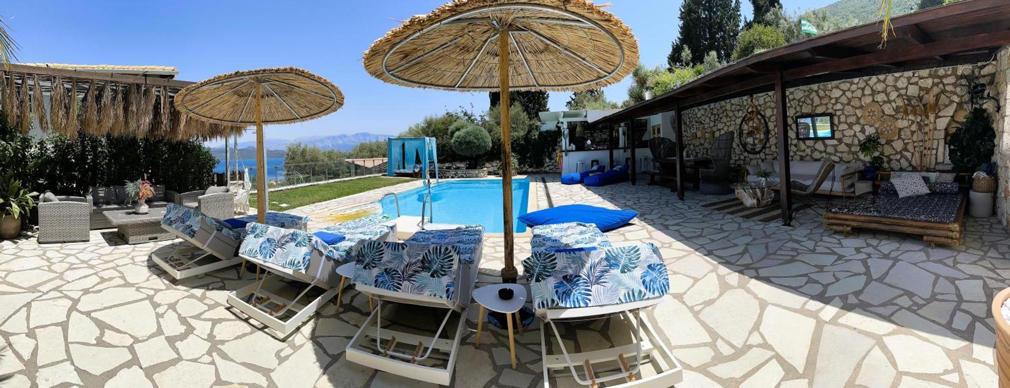 Luxury Villa Athina Nikiana Exterior photo